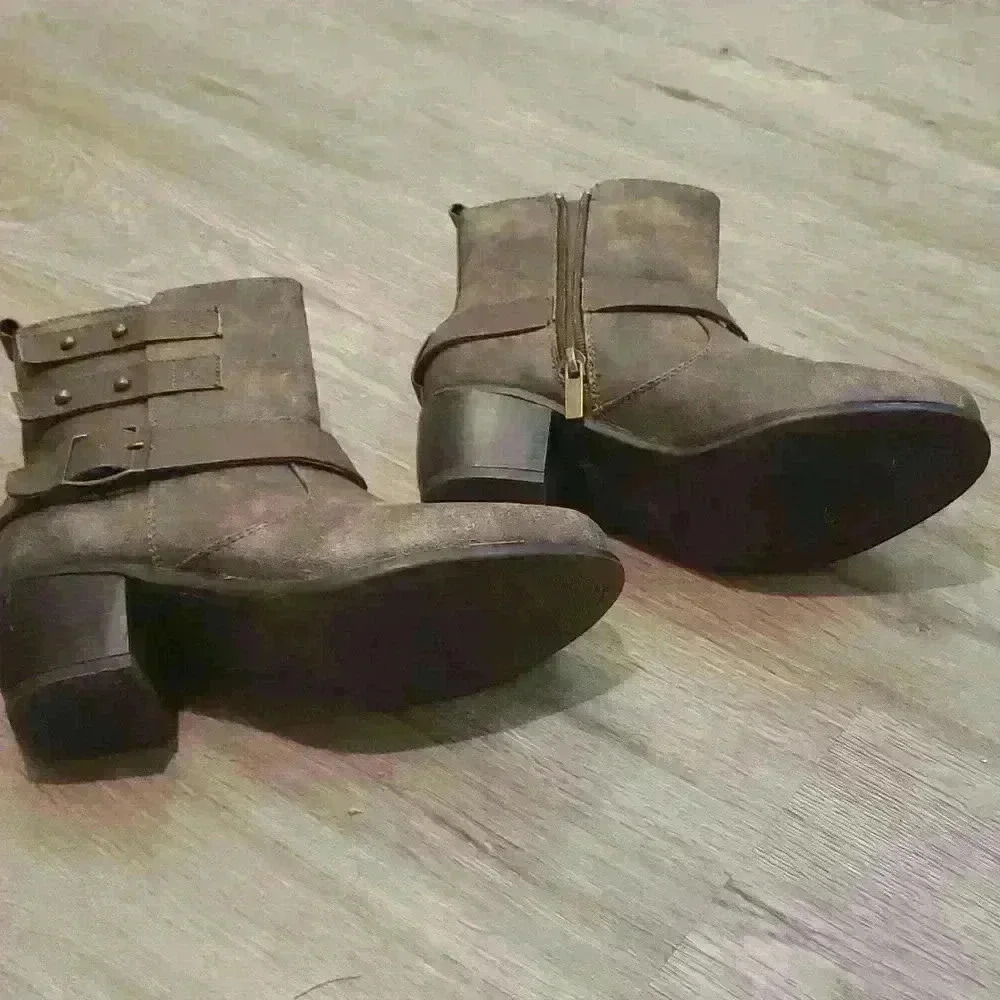 Dollhouse brown ankle high boots size 6 - Picture 4 of 5